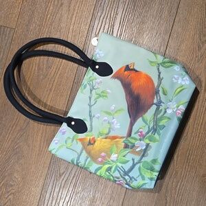JAMES HAUTMAN GALLERIA SONG BIRD HANDBAG..  #6569